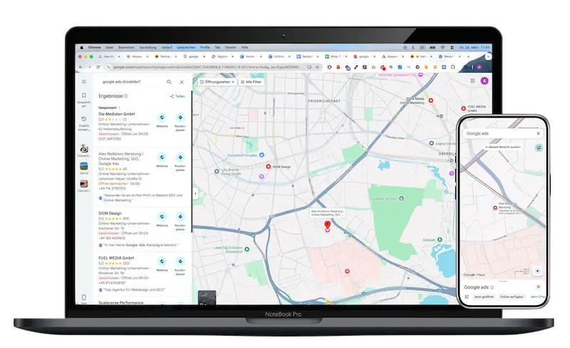 Google Maps Ranking verbessern
